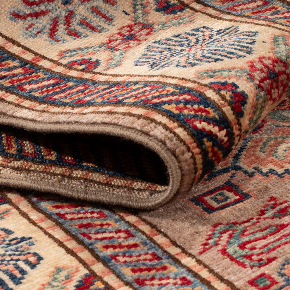 Tapis de couloir Tapis Ziegler - Kazak - 252 x 76 cm - saumon