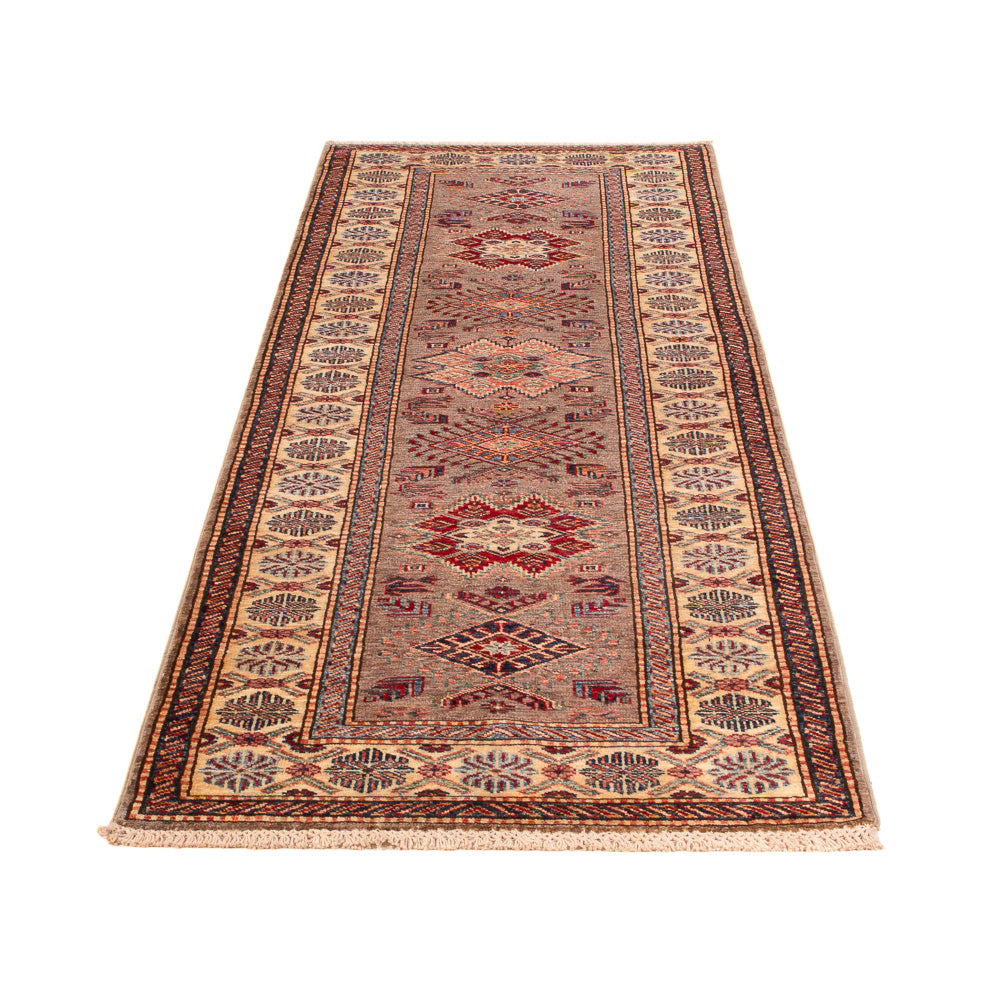Tapis de couloir Tapis Ziegler - Kazak - 252 x 76 cm - saumon