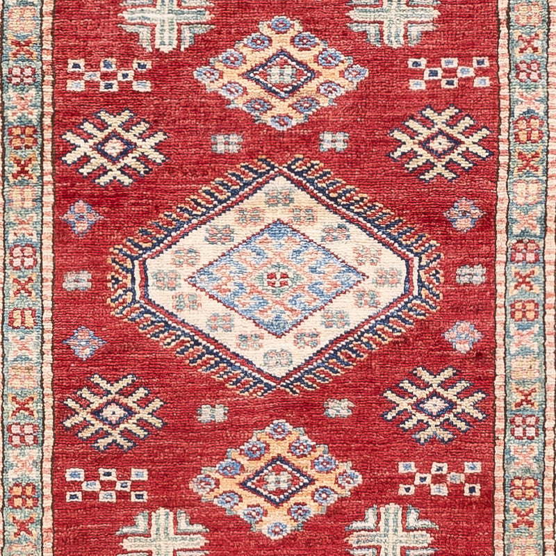 Tapis de couloir Tapis Ziegler - Kazak - 236 x 77 cm - rouge