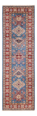 Tapis de couloir Tapis Ziegler - Kazak - 242 x 73 cm - bleu