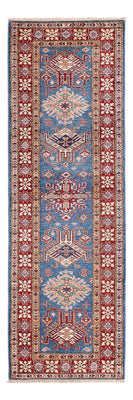 Tapis de couloir Tapis Ziegler - Kazak - 240 x 75 cm - bleu