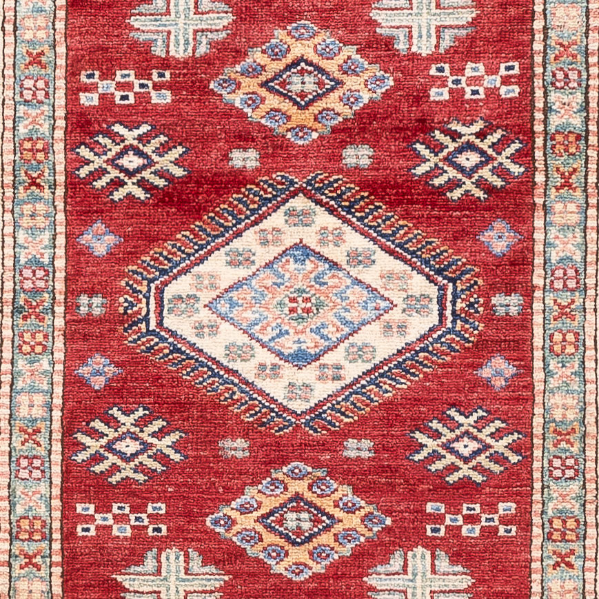 Tapis de couloir Tapis Ziegler - Kazak - 238 x 75 cm - rouge