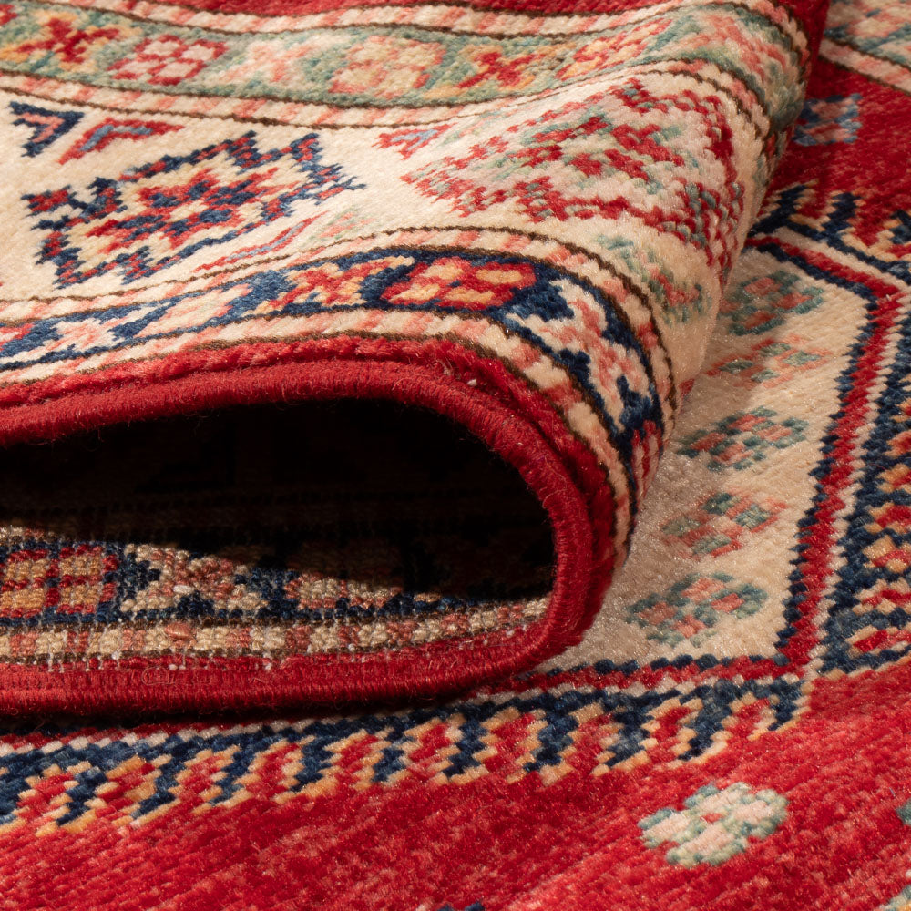 Tapis de couloir Tapis Ziegler - Kazak - 238 x 75 cm - rouge