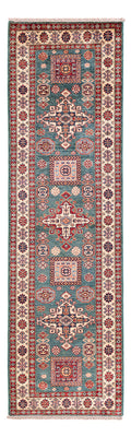 Tapis de couloir Tapis Ziegler - Kazak - 253 x 79 cm - vert foncé
