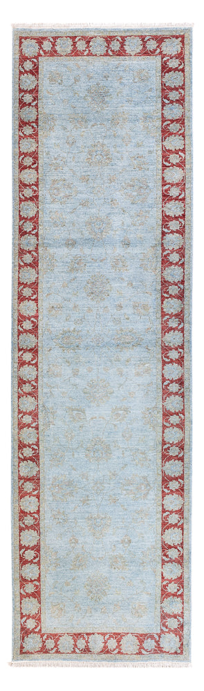 Tapis de couloir Tapis Ziegler - Moderne - 303 x 89 cm - bleu clair