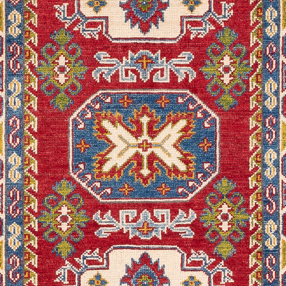 Tapis de couloir Tapis Ziegler - Kazak - 300 x 80 cm - rouge