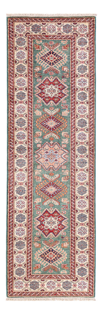 Tapis de couloir Tapis Ziegler - Kazak - 248 x 75 cm - vert foncé
