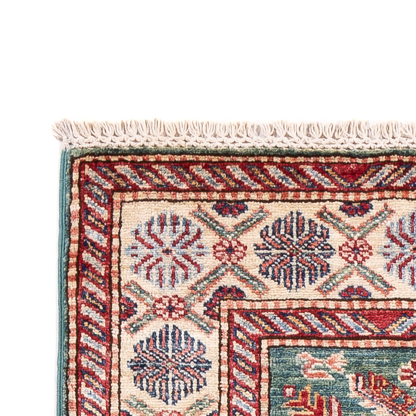 Tapis de couloir Tapis Ziegler - Kazak - 248 x 73 cm - vert foncé