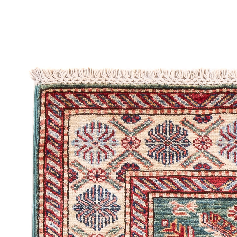 Tapis de couloir Tapis Ziegler - Kazak - 248 x 73 cm - vert foncé