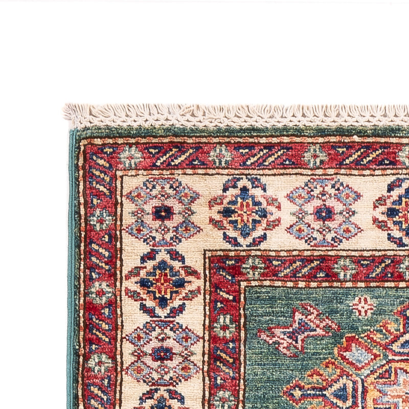 Tapis de couloir Tapis Ziegler - Kazak - 242 x 78 cm - vert