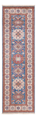Tapis de couloir Tapis Ziegler - Kazak - 246 x 75 cm - bleu