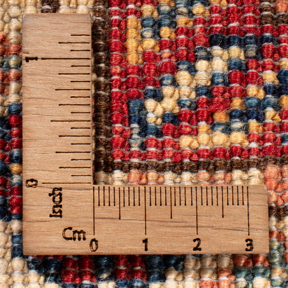 Tapis de couloir Tapis Ziegler - Kazak - 246 x 75 cm - bleu