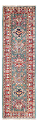 Tapis de couloir Tapis Ziegler - Kazak - 256 x 74 cm - vert