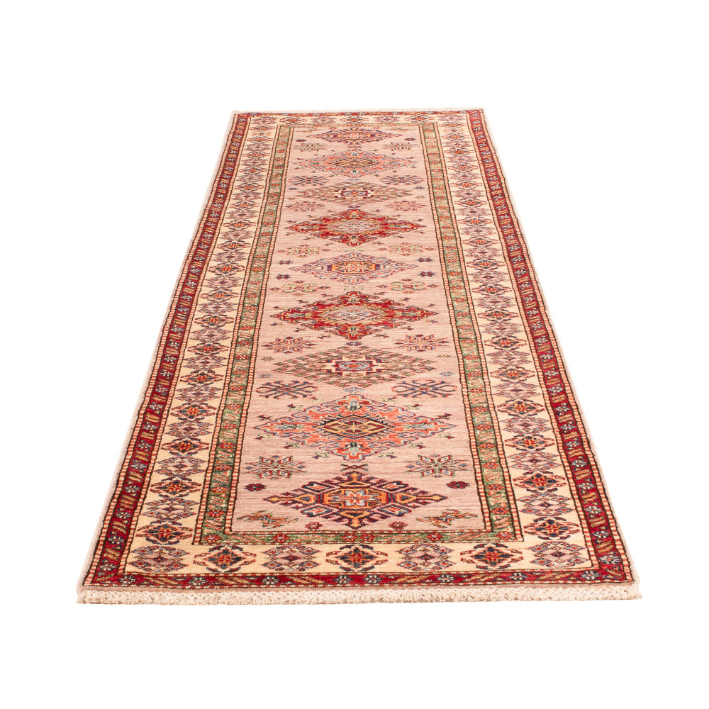 Tapis de couloir Tapis Ziegler - Kazak - 293 x 76 cm - saumon