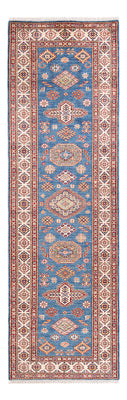 Tapis de couloir Tapis Ziegler - Kazak - 252 x 75 cm - bleu