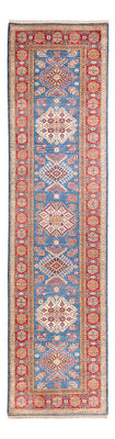 Tapis de couloir Tapis Ziegler - Kazak - 307 x 83 cm - bleu