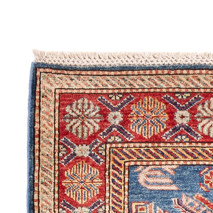 Tapis de couloir Tapis Ziegler - Kazak - 307 x 83 cm - bleu