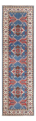 Tapis de couloir Tapis Ziegler - Kazak - 288 x 82 cm - bleu