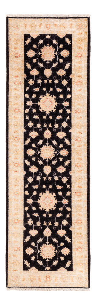 Tapis de couloir Tapis Ziegler - 250 x 76 cm - bleu foncé