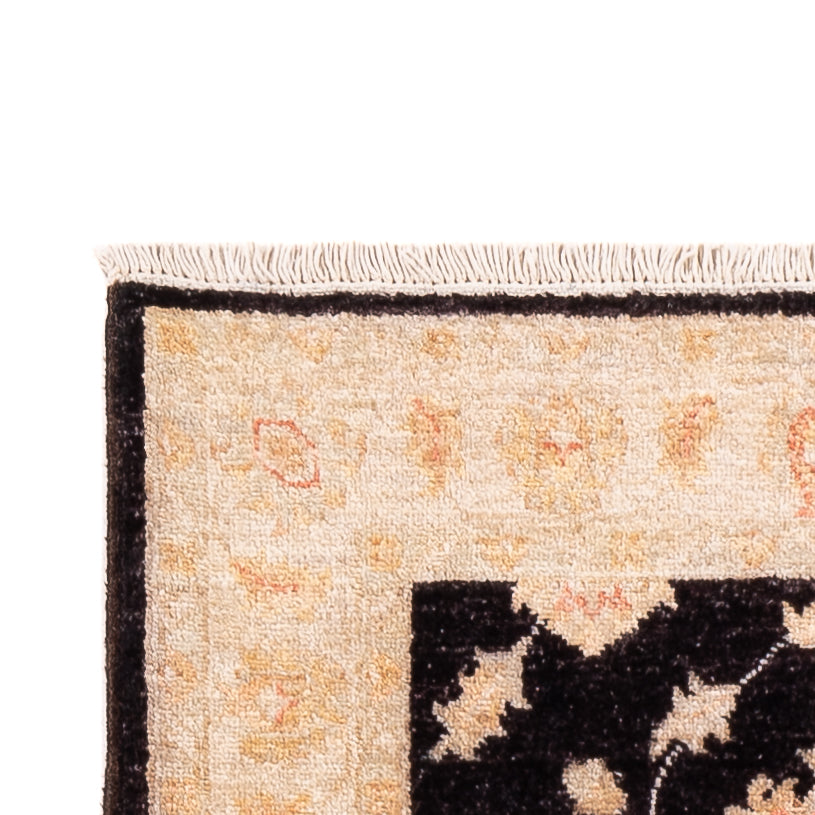 Tapis de couloir Tapis Ziegler - 250 x 76 cm - bleu foncé