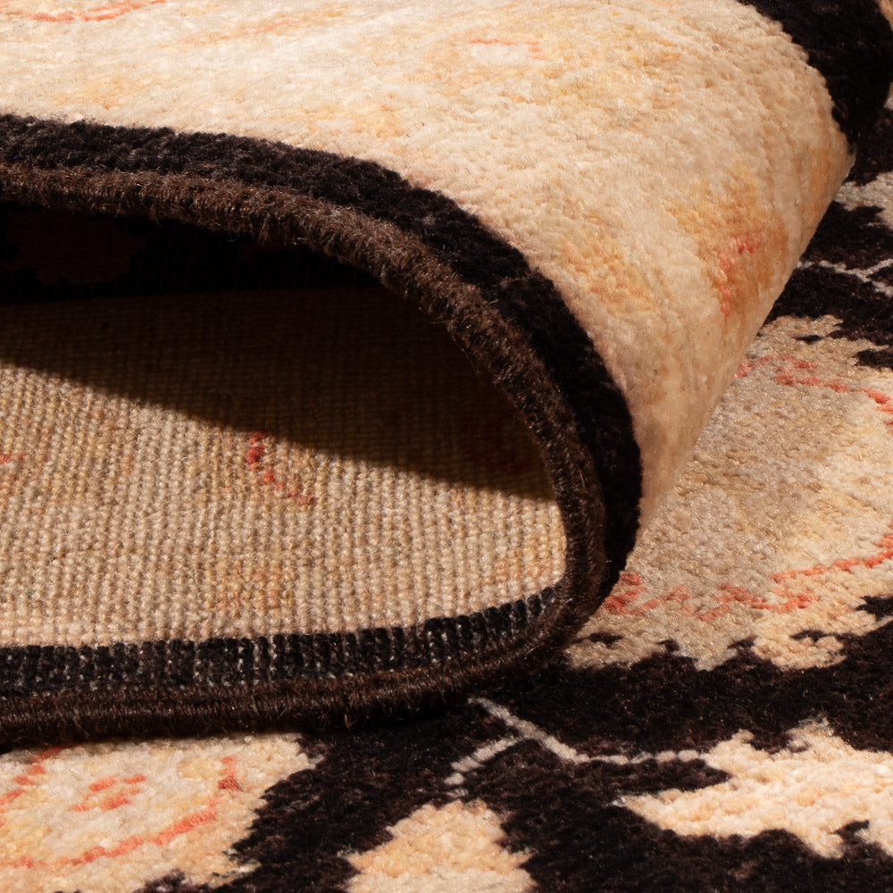 Tapis de couloir Tapis Ziegler - 250 x 76 cm - bleu foncé