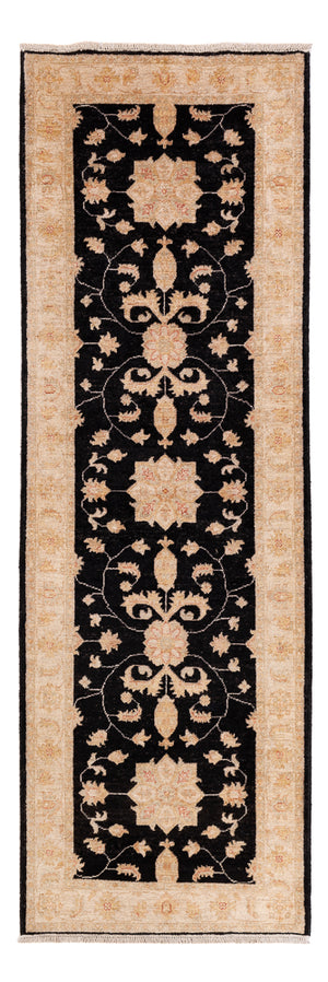 Tapis de couloir Tapis Ziegler - 253 x 83 cm - bleu foncé
