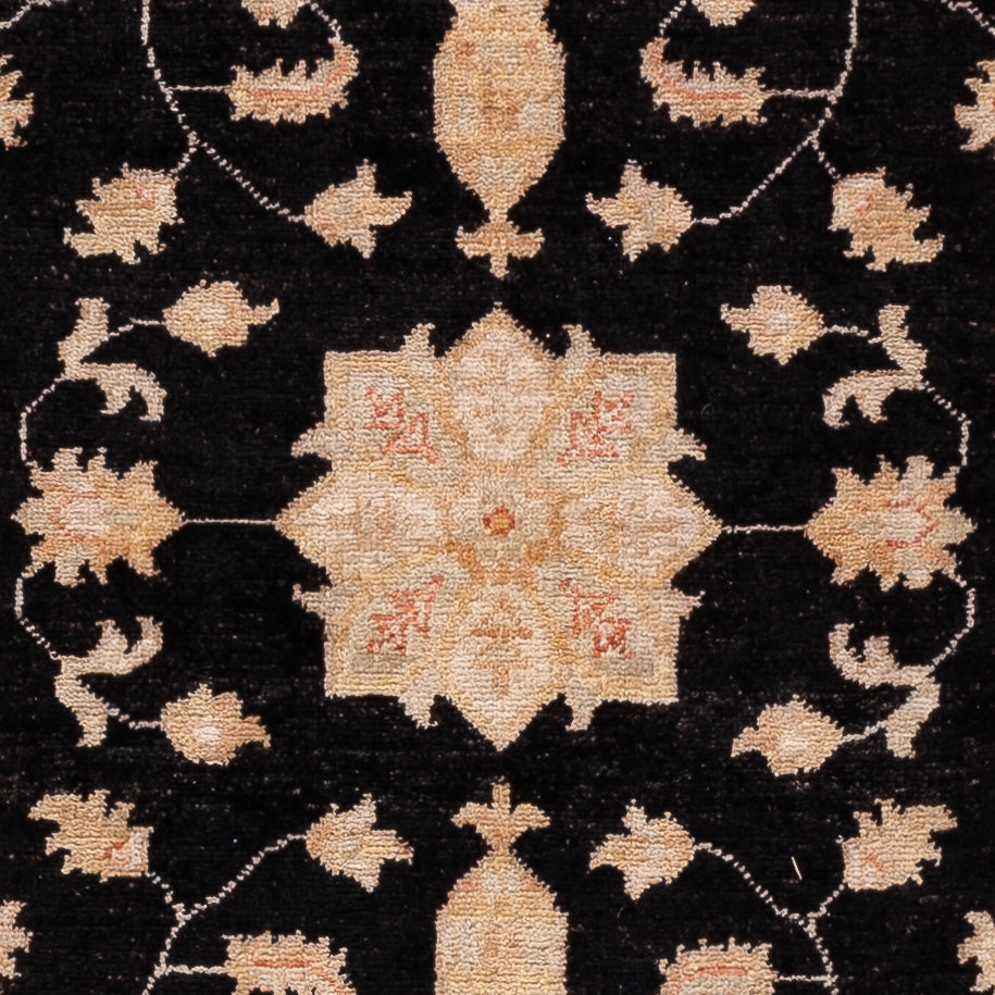 Tapis de couloir Tapis Ziegler - 253 x 83 cm - bleu foncé
