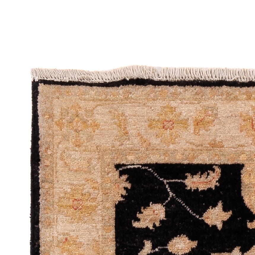 Tapis de couloir Tapis Ziegler - 253 x 83 cm - bleu foncé