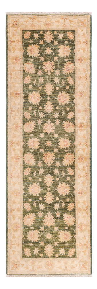 Tapis de couloir Tapis Ziegler - 246 x 82 cm - vert olive