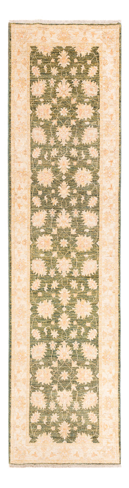 Tapis de couloir Tapis Ziegler - 295 x 80 cm - vert olive
