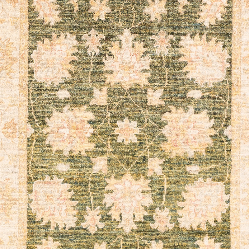 Tapis de couloir Tapis Ziegler - 295 x 80 cm - vert olive