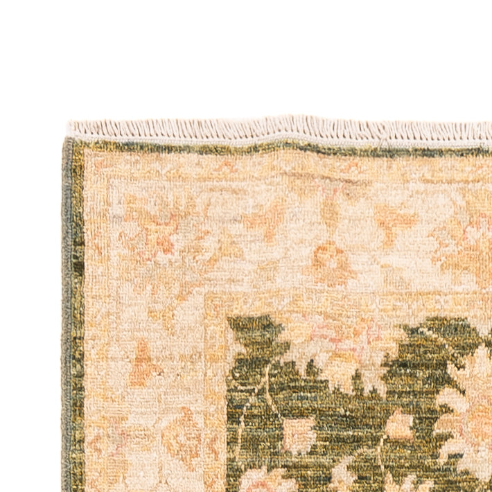 Tapis de couloir Tapis Ziegler - 295 x 80 cm - vert olive