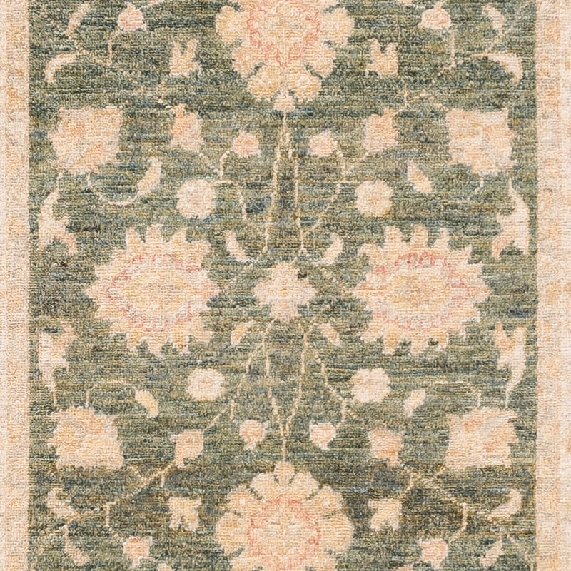 Tapis de couloir Tapis Ziegler - 297 x 85 cm - vert olive