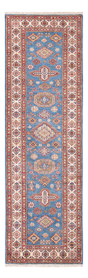 Tapis de couloir Tapis Ziegler - Kazak - 256 x 74 cm - bleu