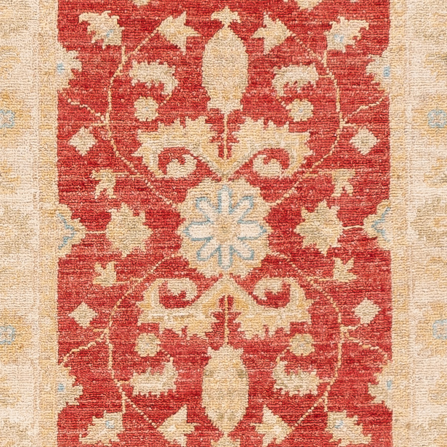 Tapis de couloir Tapis Ziegler - 251 x 61 cm - rouge