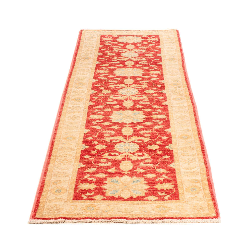 Tapis de couloir Tapis Ziegler - 251 x 61 cm - rouge