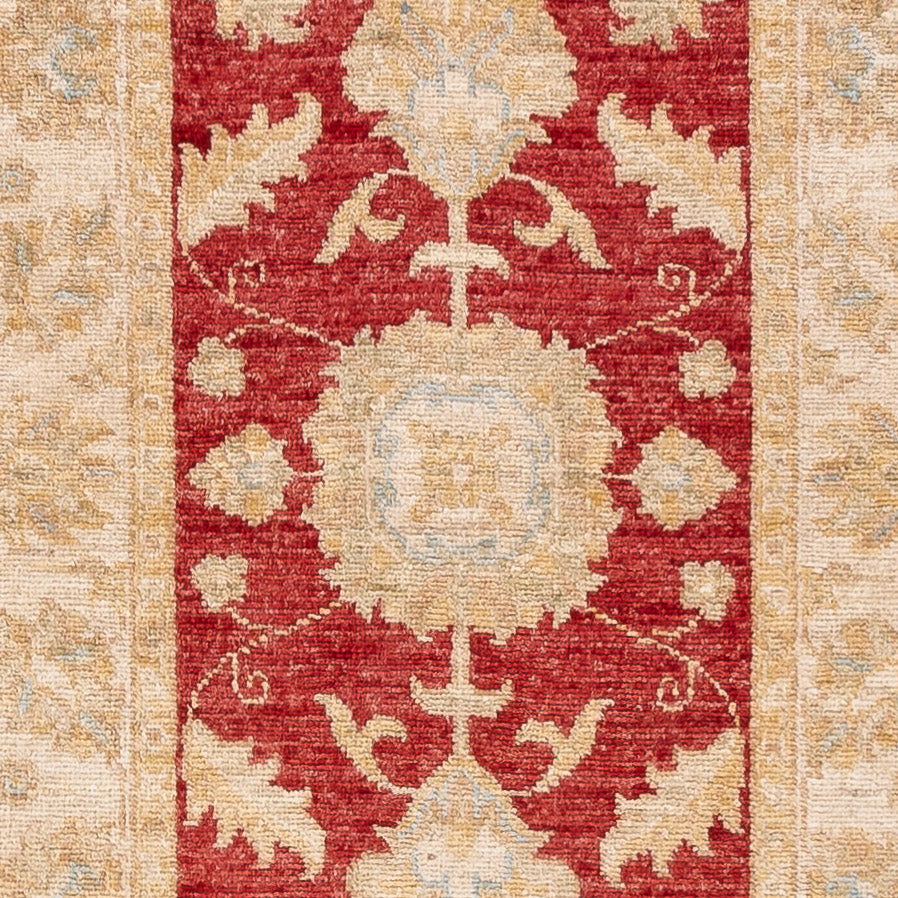 Tapis de couloir Tapis Ziegler - 255 x 61 cm - rouge