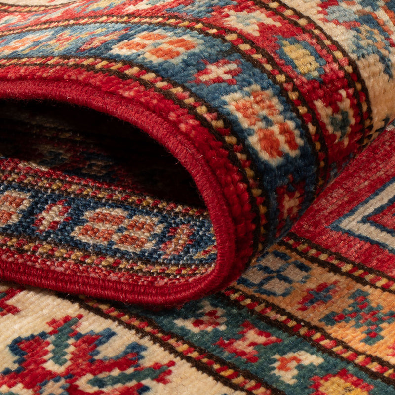 Tapis de couloir Tapis Ziegler - Kazak - 294 x 71 cm - rouge
