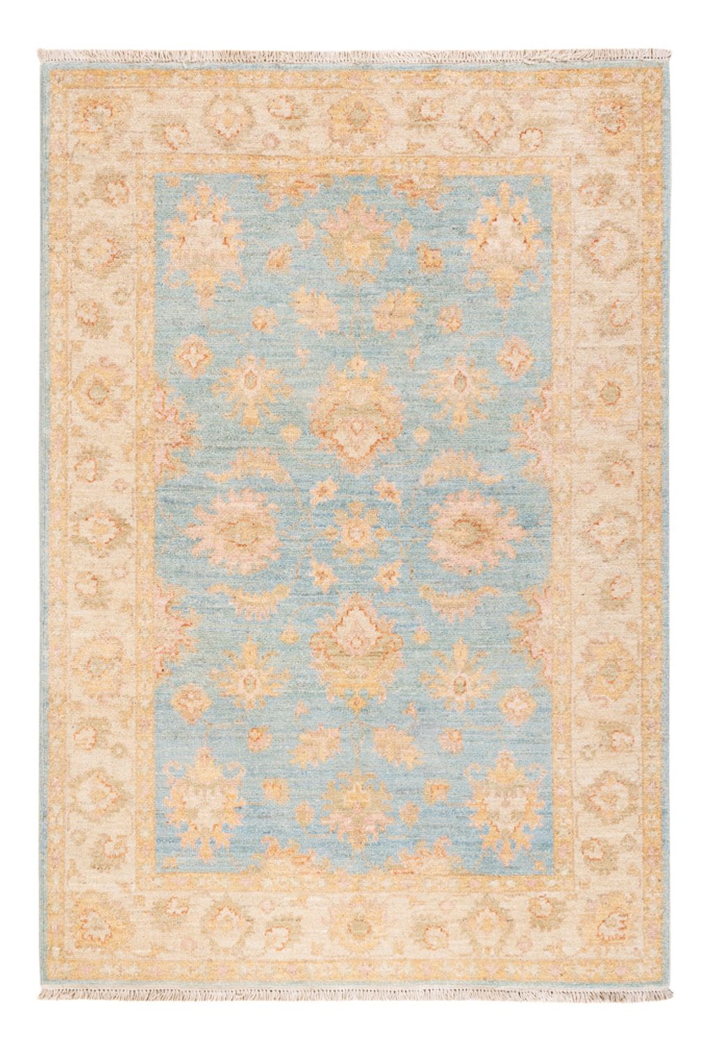 Tapis Ziegler - 145 x 99 cm - bleu clair