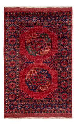 Tapis afghan - 150 x 100 cm - rouge
