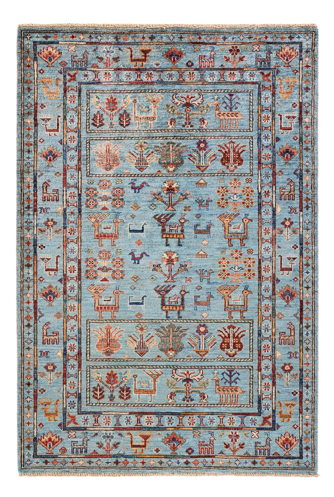 Tapis Ziegler - Ariana - 154 x 104 cm - bleu clair
