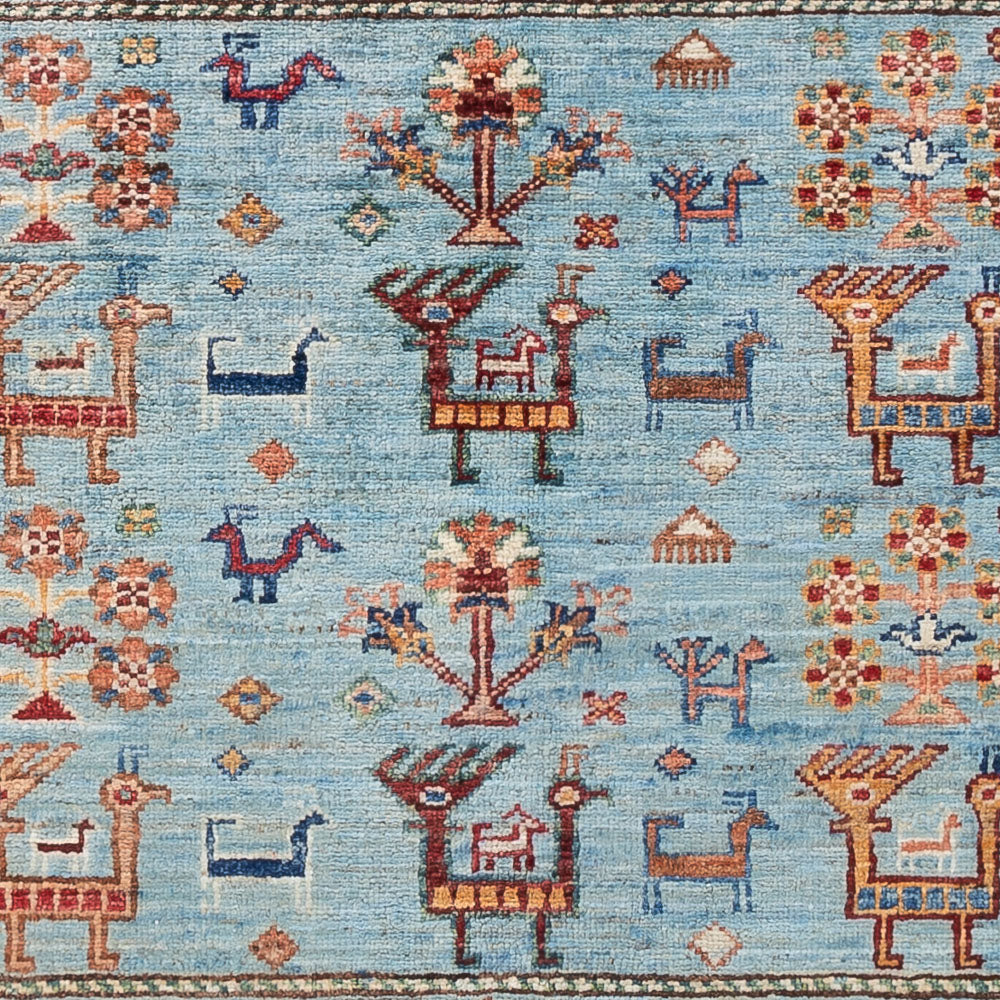 Tapis Ziegler - Ariana - 154 x 104 cm - bleu clair