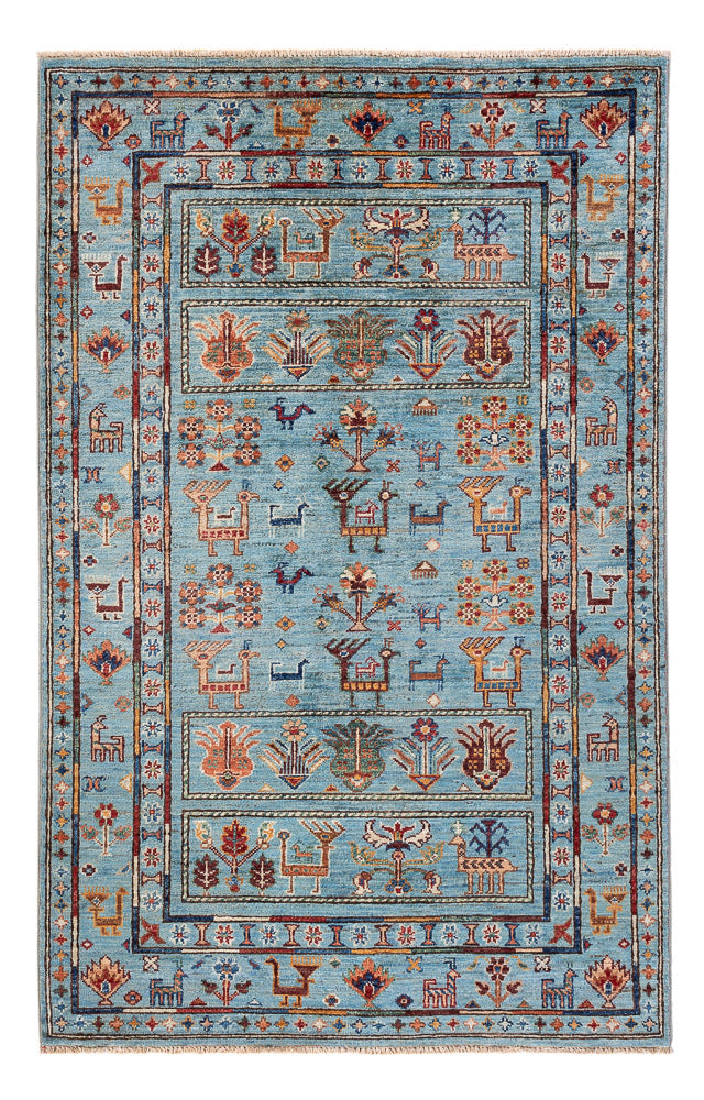 Tapis Ziegler - Ariana - 163 x 100 cm - bleu clair