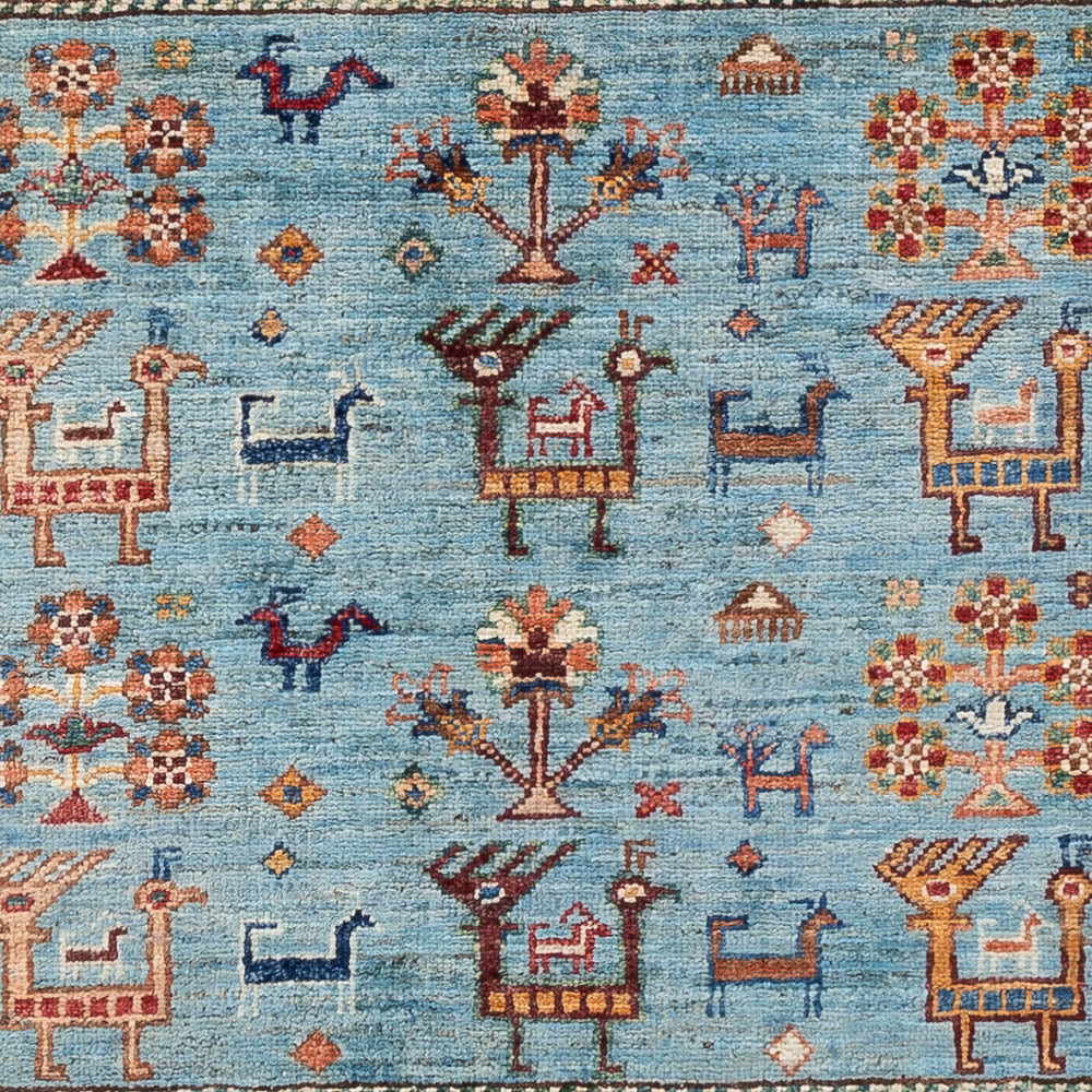 Tapis Ziegler - Ariana - 163 x 100 cm - bleu clair