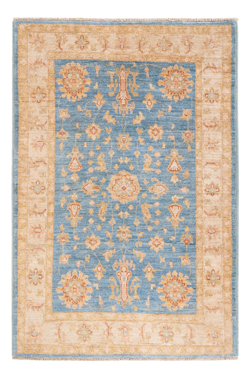 Tapis Ziegler - 153 x 102 cm - bleu