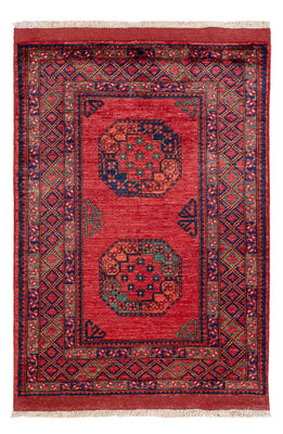 Tapis afghan - 149 x 104 cm - rouge