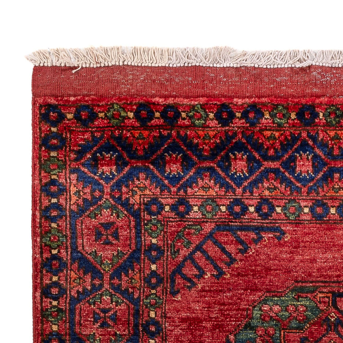 Tapis afghan - 152 x 105 cm - rouge