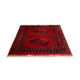 Tapis afghan - 152 x 105 cm - rouge