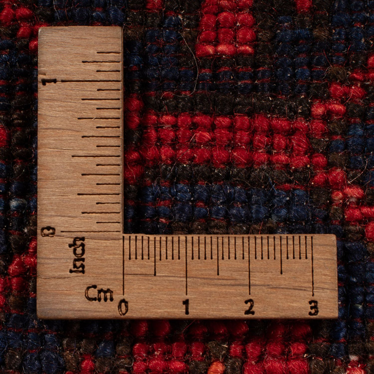 Tapis afghan - 152 x 105 cm - rouge