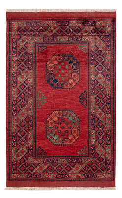 Tapis afghan - 153 x 103 cm - rouge